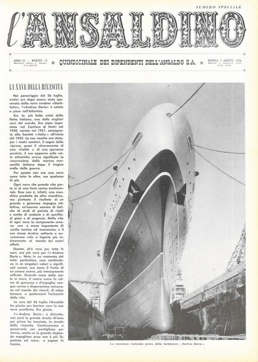 L&#039;Ansaldino, n. 15, 1956